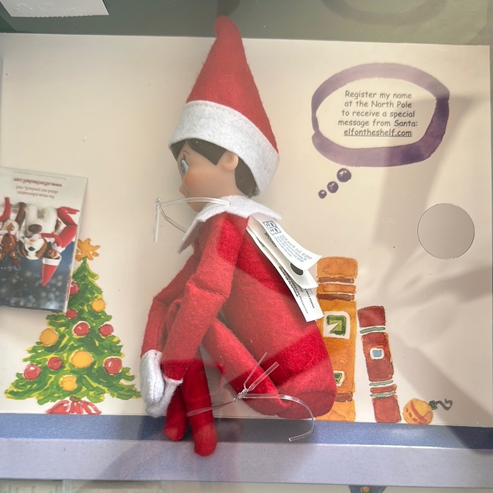 Red Holiday Figure